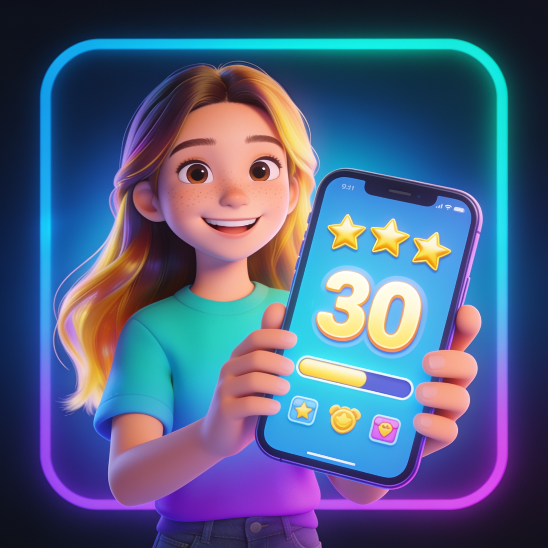 A teen earning points in Teen To Do